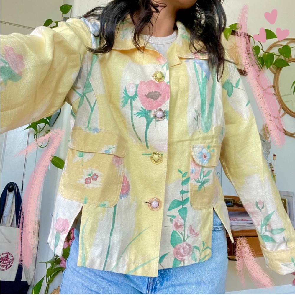 Unique VTG My Boyfriend’s back button-up jacket